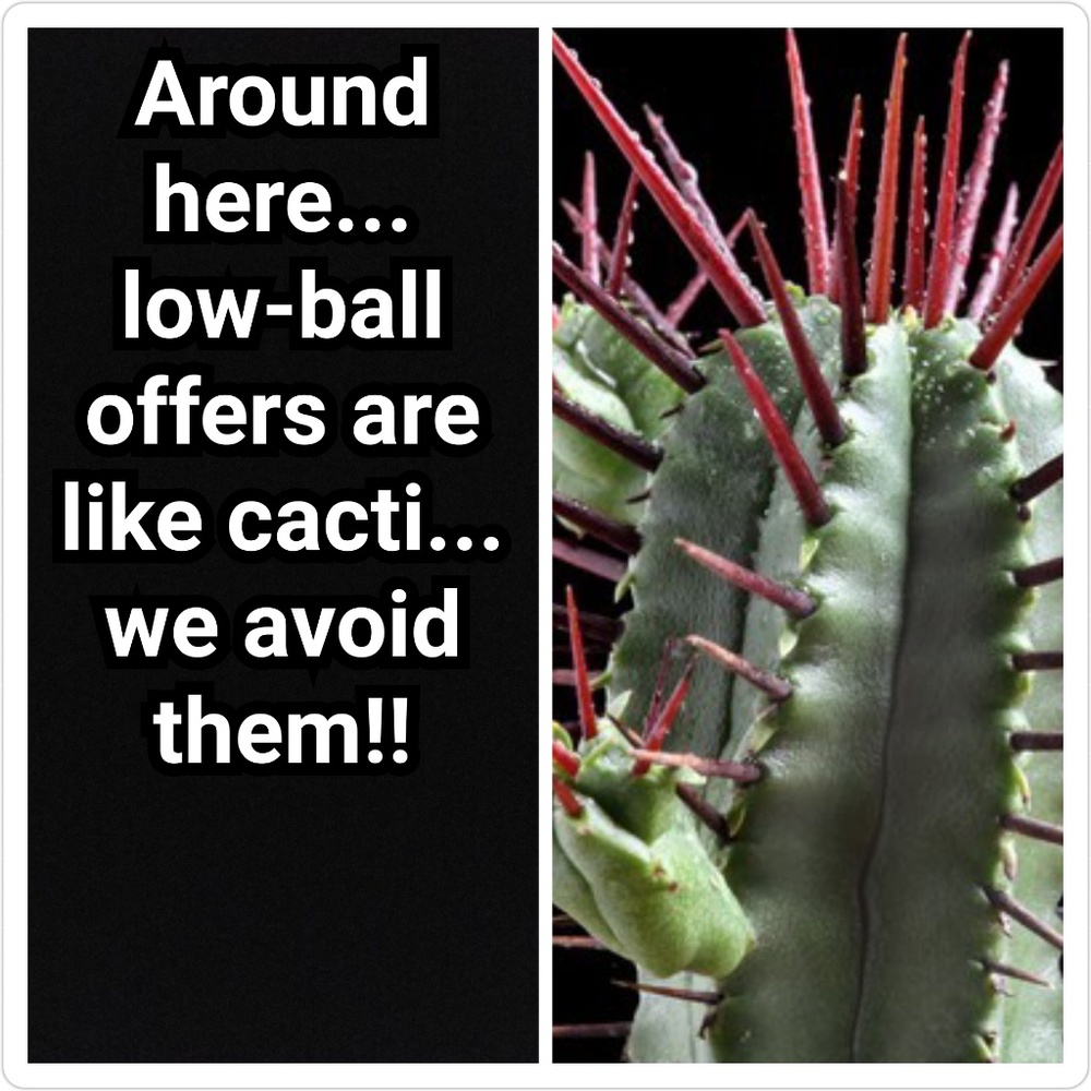 Avoid low-ball offers